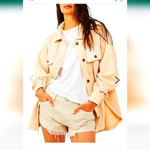 NWT - FREE PEOPLE. Ruby Soft Over-sized Shacket.